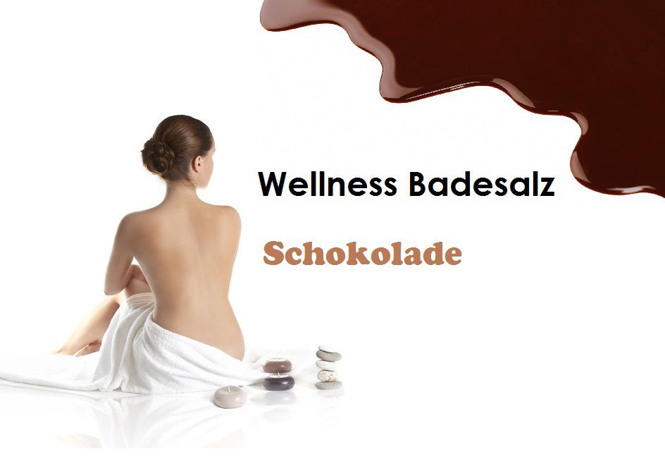 Wellness Badesalz Schokolade